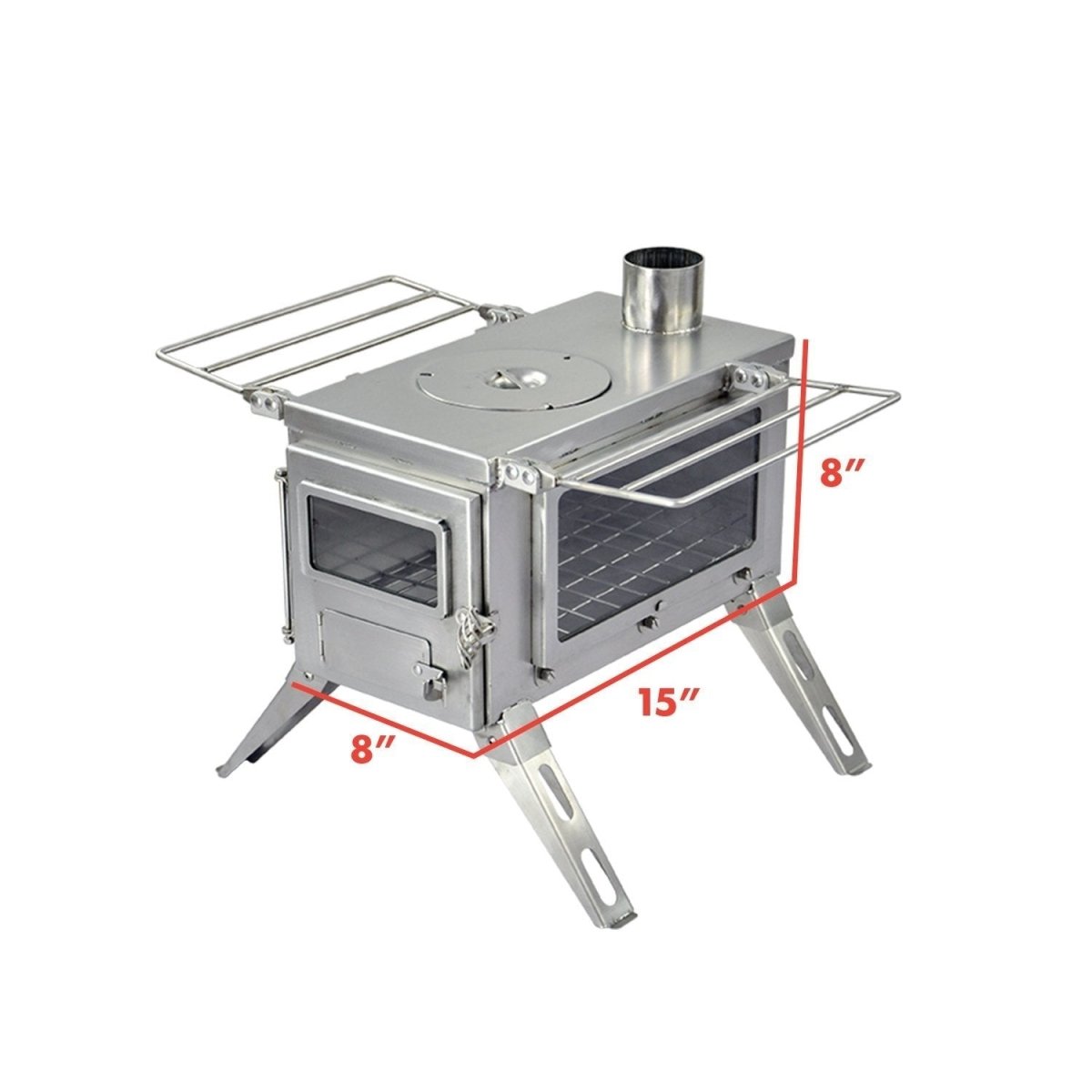 Winnerwell Nomad View Medium Wood Stove - Ezonesglobal - Buy at Wine Coolers Online