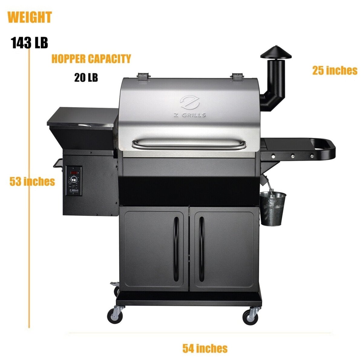 Z Grills Wood Pellet Ultimate 8 - in - 1 Smoker Grill 1000E - Ezonesglobal - Buy at Wine Coolers Online