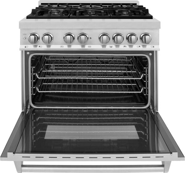 ZLINE 36″ Dual Fuel Range RA36 - Ezonesglobal - Buy at Wine Coolers Online