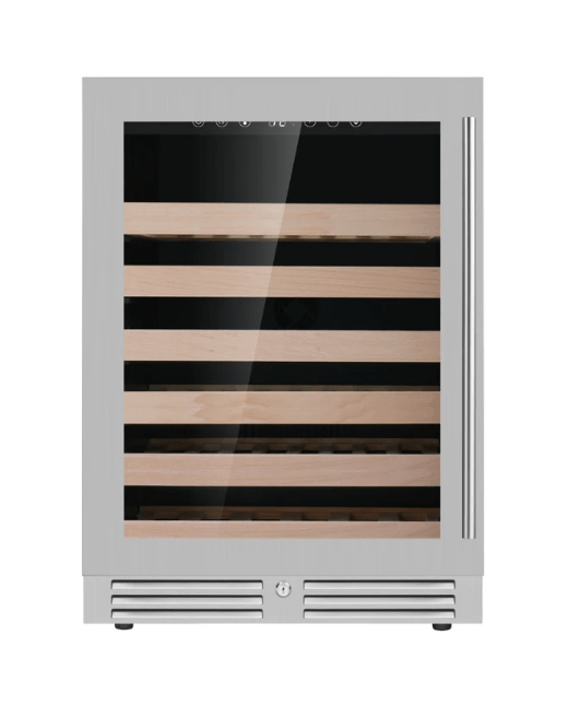 Kings Bottle 24 Inch 46 Bottle Under Counter LOW - E Glass Door Single Zone Wine Cooler KBU145WX - FG - Kings Bottle - Buy at Wine Coolers Online