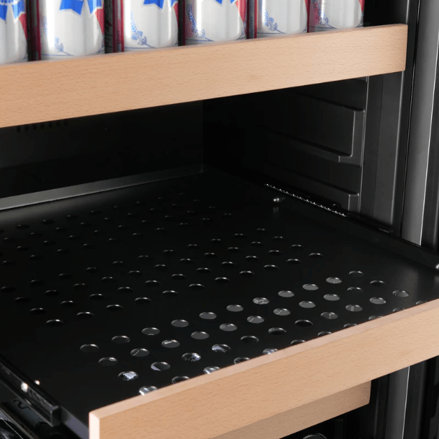 Kings Bottle 47 - Inch Tall Dual Zone Wine and Beverage Hybrid Center - Kings Bottle - Buy at Wine Coolers Online