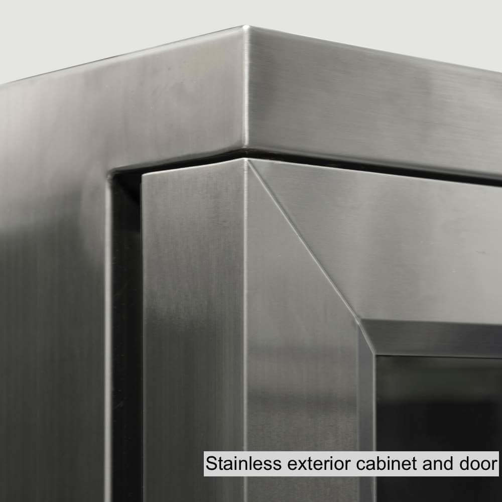 Kings Bottle 53 Inch Heating Glass 3 Door Large Beverage Refrigerator KBU328M - Kings Bottle - Buy at Wine Coolers Online