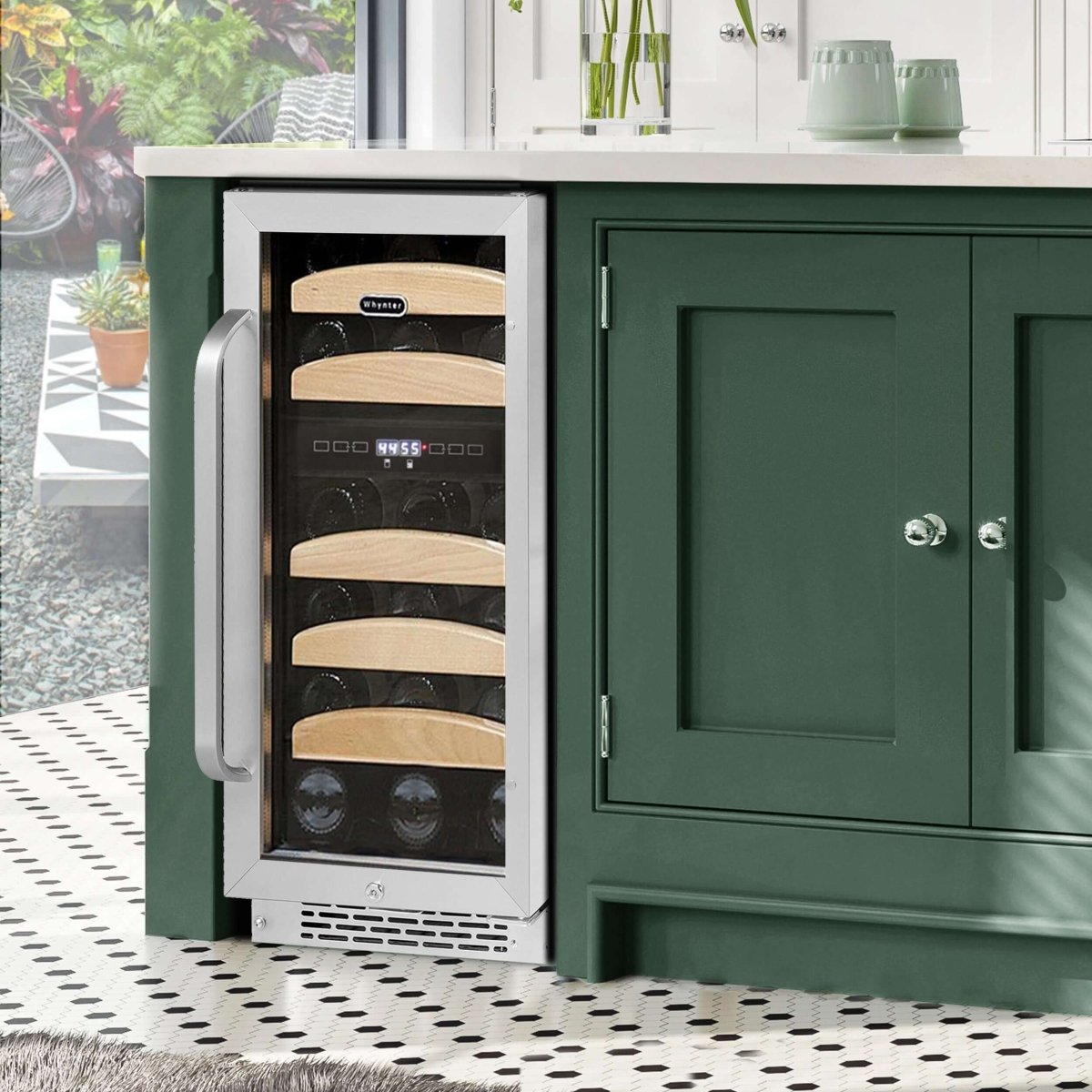 Whynter 15″ 28 Bottle Dual Temperature Zone Built - In Wine Refrigerator/Cooler BWR - 281DZ - Whynter - Buy at Wine Coolers Online