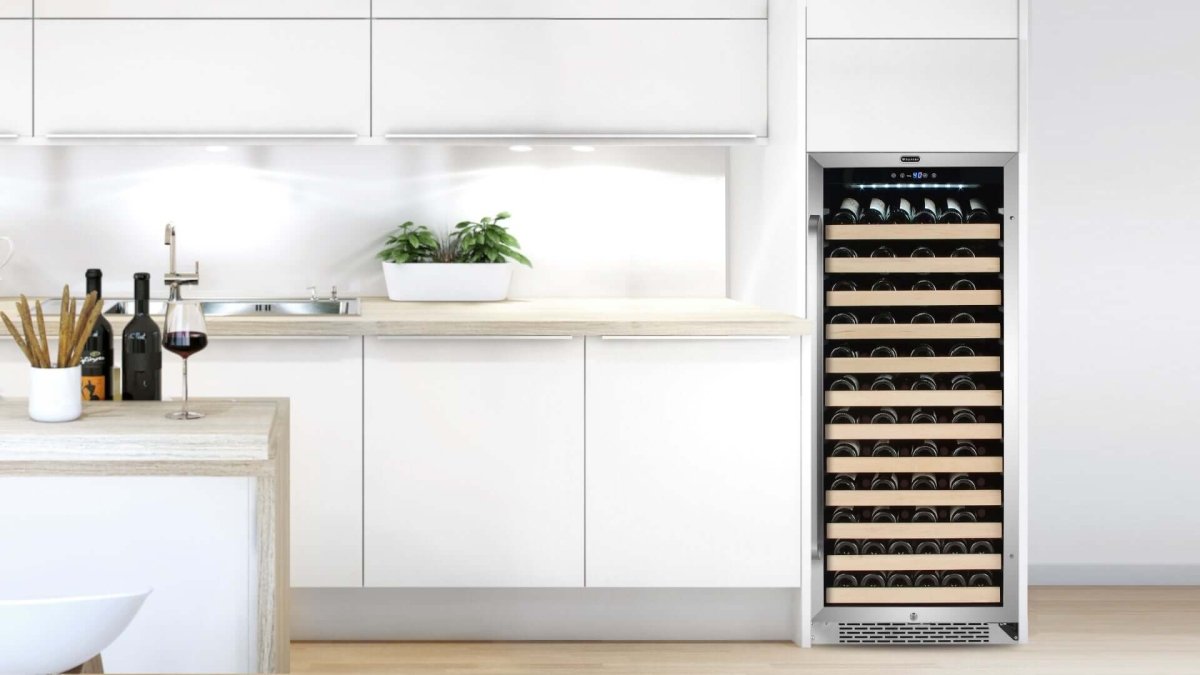 Whynter 24″ 100 Bottle Large Capacity Built - in Stainless Steel Wine Cooler BWR - 1002SD - Whynter - Buy at Wine Coolers Online