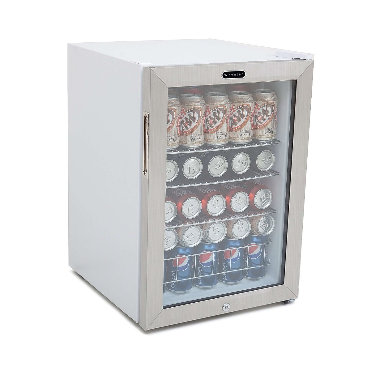Whynter BR - 091WS 17″ 90 Can Freestanding Stainless Beverage Refrigerator/Cooler - Whynter - Buy at Wine Coolers Online