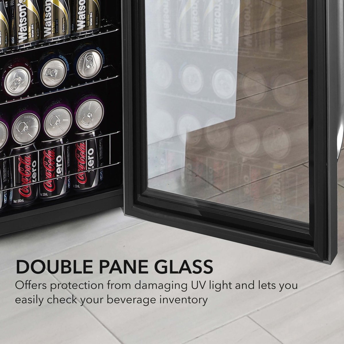 Whynter BR - 1211DS 19″ 136 Can Stainless Freestanding Beverage Refrigerator/Cooler - Whynter - Buy at Wine Coolers Online