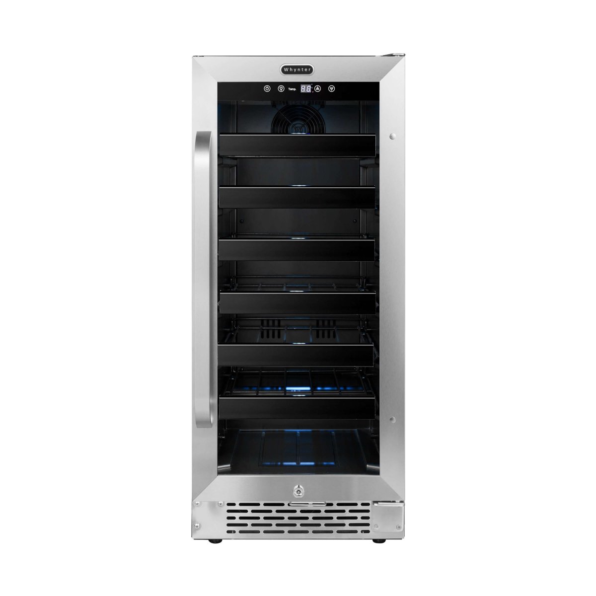 Whynter BWR - 308SB 15″ Built - In 33 Bottle Under - counter Stainless Steel Wine Refrigerator - Whynter - Buy at Wine Coolers Online