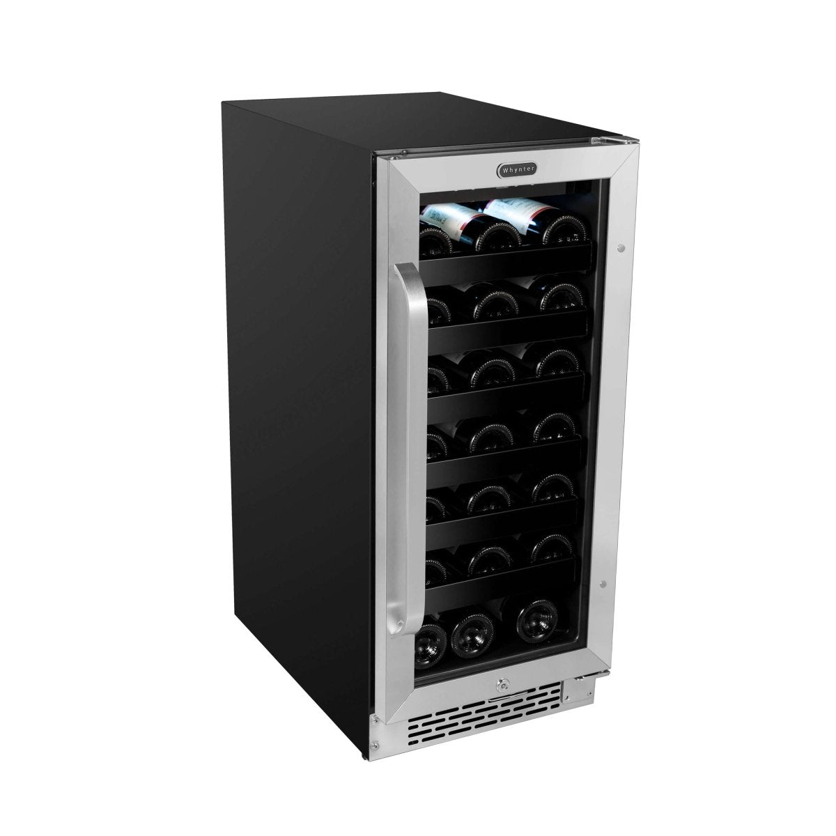 Whynter BWR - 308SB 15″ Built - In 33 Bottle Under - counter Stainless Steel Wine Refrigerator - Whynter - Buy at Wine Coolers Online