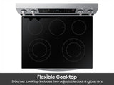 Samsung 6.3 Cu. Ft. Smart Freestanding Electric Range NE63A6311SS
