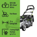 EGO POWER+ LM2114 21″ Brushless Push Lawn Mower Kit