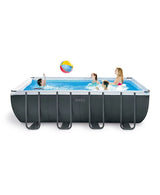 Intex Ultra XTR Above Ground Pool and Solar Cover