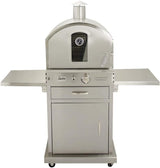 Summerset ‘The Oven’ Outdoor Freestanding Large Capacity Gas Oven with Pizza Stone, Smoker Box and Mobile Cart, 304 Stainless Steel Construction, Natural Gas