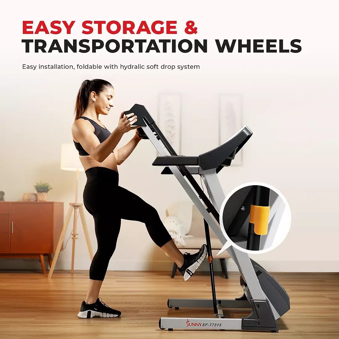 Sunny Health & Fitness Smart Treadmill SF-T7515