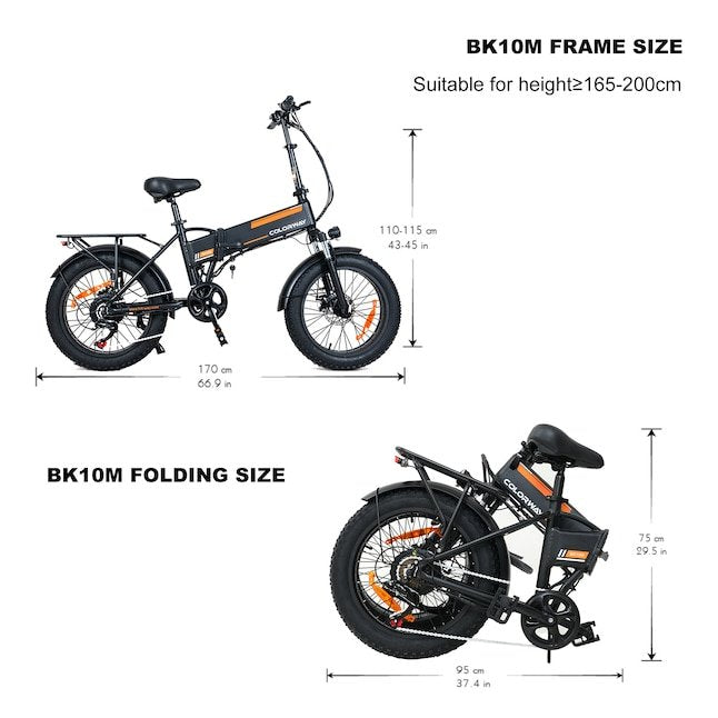 Colorway ORANGE Electric Bike