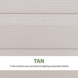 Lifetime Lockable Polyethylene Outdoor Storage Shed, 10′ x 8′, Tan & Brown (60005)