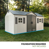 Lifetime 15′ x 8′ Outdoor Storage Shed