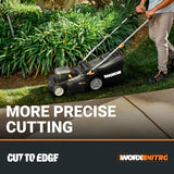 WORX Nitro 40V 16″ Cordless Lawn Mower w/Brushless Motor 2.0 & Intellicut