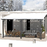 Aecojoy Aluminum Pergola with Canopy