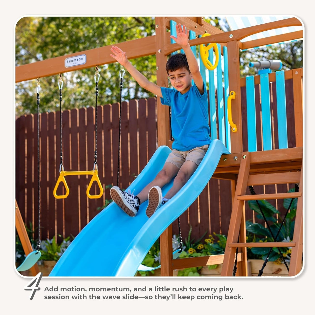 Teamson Kids Laguna Swing Set Playset