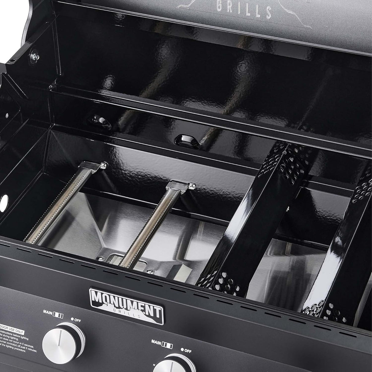 Monument Grills Denali 425 Black Smart Tech Propane Gas Grill