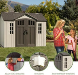Lifetime 60243 10 x 8 Ft. Outdoor Storage Shed