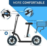Hiboy MAX Pro Electric Scooter, 46.6 Mi Long Range, 22 MPH Power by 650W MAX Motor, 11” Pneumatic Tires, Split Hub Design, Dual Suspension, 265lbs MAX Load, Commuting Electric Scooter for Adults