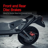 Segway SuperScooter GT3, 31 MPH w/ 45-Mile Long Range, 2400W Peak Motor, Dual Hydraulic Suspension, Self-Sealing Tires, Flash Charging Electric Scooter for Adults, UL 2272/2271 Certified, Gen3