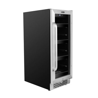 12″ Built-In 75 Can Under-Counter Stainless Steel Beverage Refrigerator/Cooler | BBR638-SB