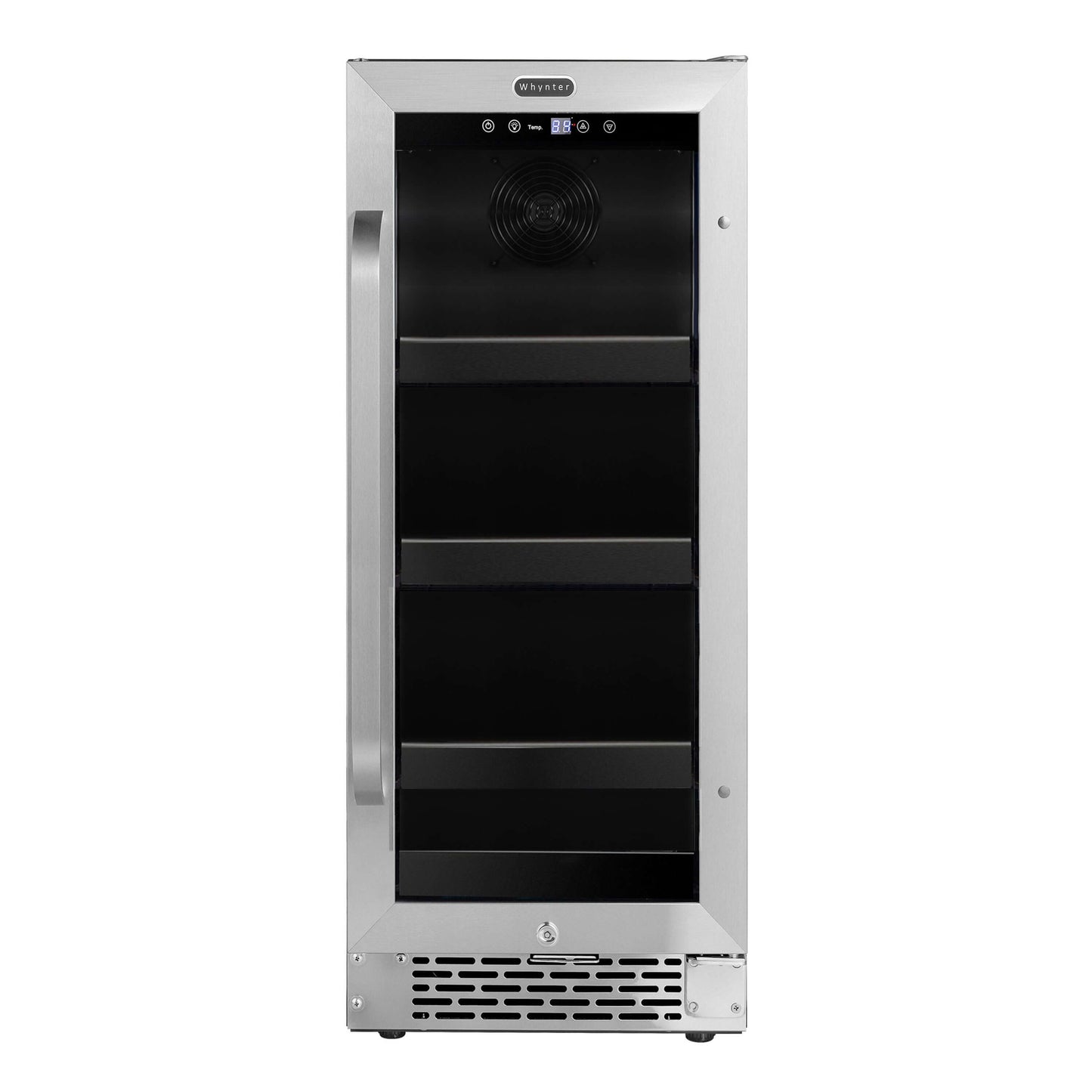 15″ Built-In 112 Can Under-counter Stainless Steel Beverage Refrigerator/Cooler | BBR838-SB