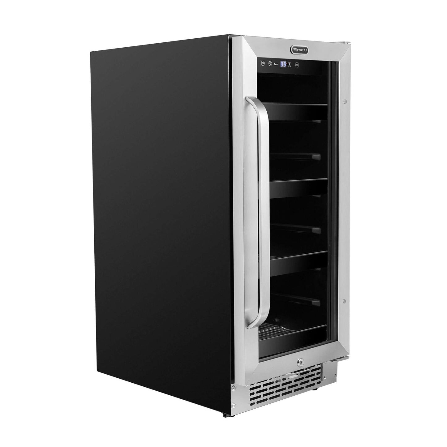 15″ Built-In 112 Can Under-counter Stainless Steel Beverage Refrigerator/Cooler | BBR838-SB