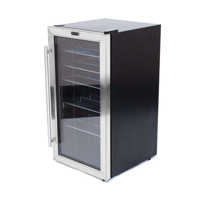 Whynter 17″ 120 Can Freestanding Beverage Refrigerator Cooler Stainless Steel