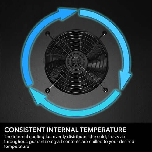 24″ Built-In French Door Dual Zone Wine & Beverage Combo Refrigerator/Cooler image of interior cooling fan| BWB-2060FDS