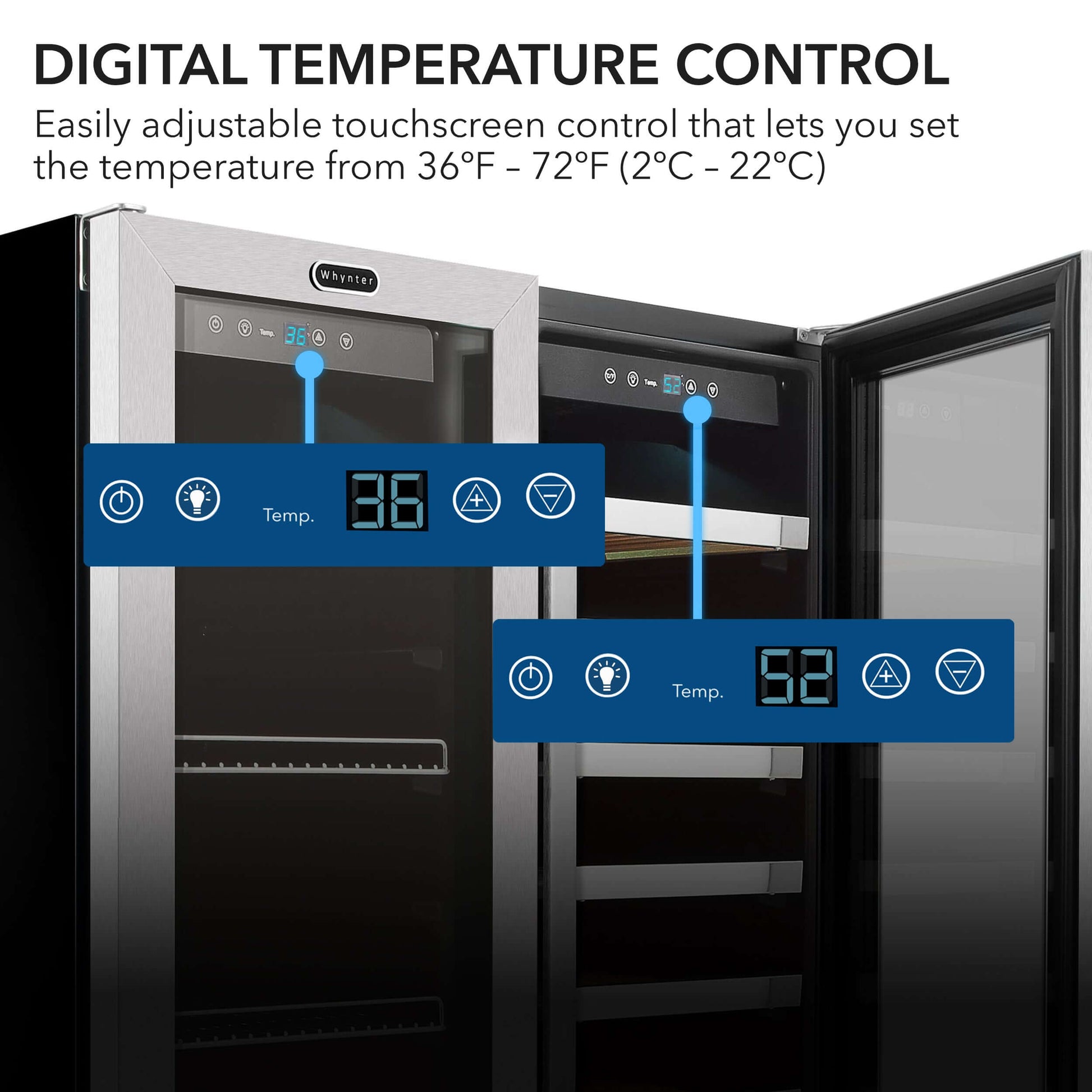 30″ Built-In French Door Dual Zone Wine & Beverage Refrigerator/Cooler | BWB-3388FDS