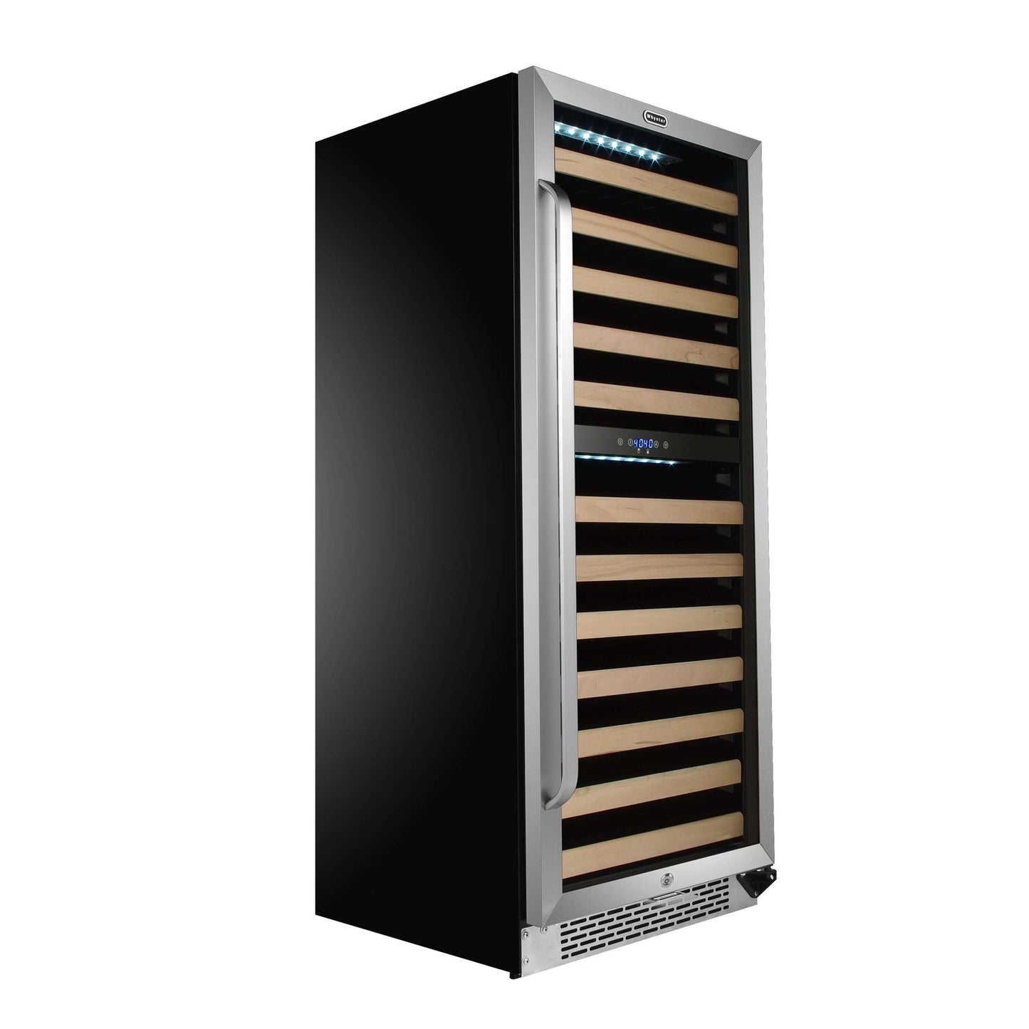 92 Bottle Built-in Large Capacity Stainless Steel Dual Zone Compressor Wine Refrigerator BWR-0922DZ