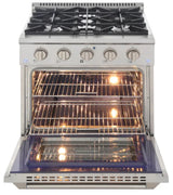 Kucht 30 Gas Range in Titanium