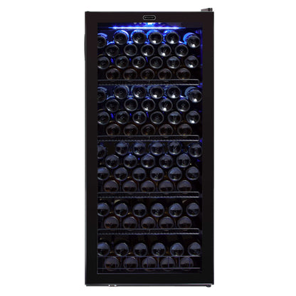 124 Bottle Freestanding Wine Cooler/Refrigerator | FWC-1201BB