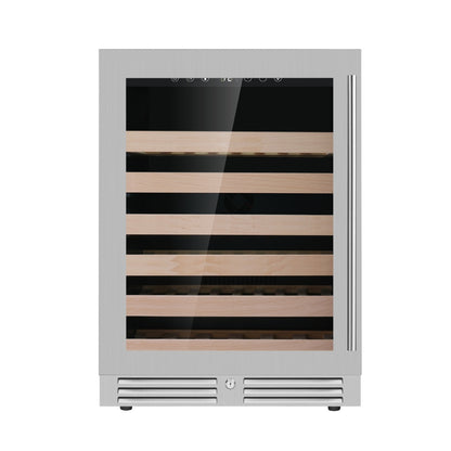 Kings Bottle 24 Inch Under Counter LOW-E Glass Door Beer Fridge KBU145BX-FG