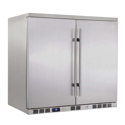 36 Inch Outdoor Beverage Refrigerator 2 Door For Home KBU56ASD