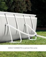 Prism Frame™ 20′ x 10′ x 48″ Oval Above Ground Pool Set