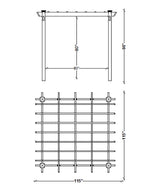 Red Barrel Studio Queensbrook Taquarius Pergola