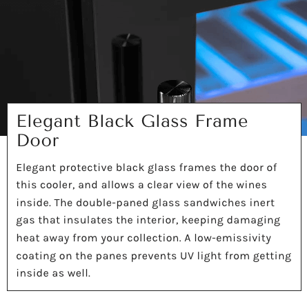 Allavino Reserva Series 50 Bottle Dual Zone Undercounter Wine Cooler Refrigerator with Black Glass Door BDW5034D-2BGL Product Info Sheet