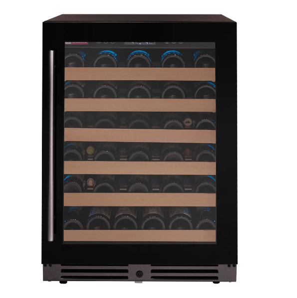 Allavino Reserva Series 50 Bottle Single Zone Built-in Wine Cooler Refrigerator with Black Glass Door BDW5034S-1BGR