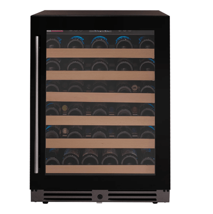 Allavino Reserva Series 50 Bottle Single Zone Built-in Wine Cooler Refrigerator with Black Glass Door BDW5034S-1BGR