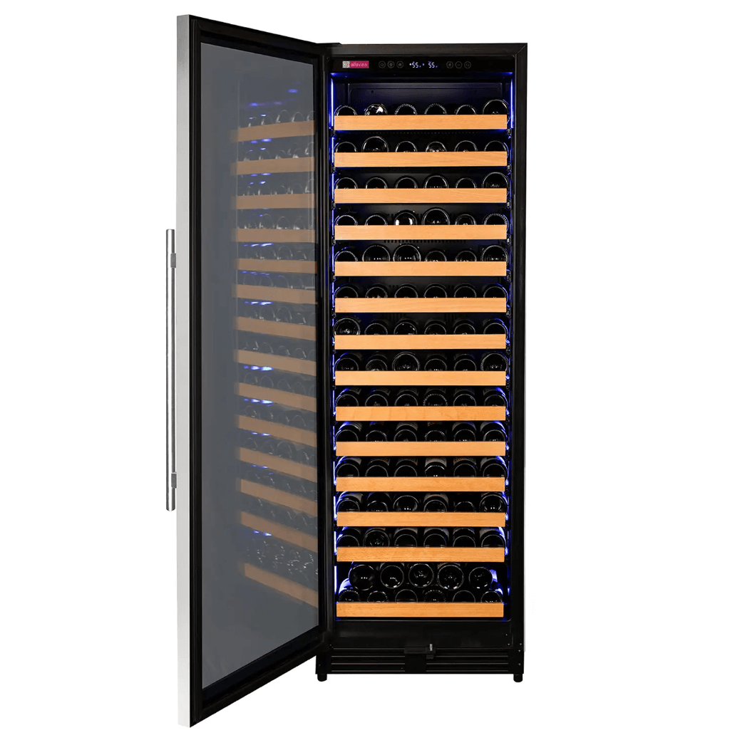 Allavino Reserva Series 163 Bottle 71" Tall Single Zone Stainless Steel Wine Cooler/Fridge VSW16371S-1SR