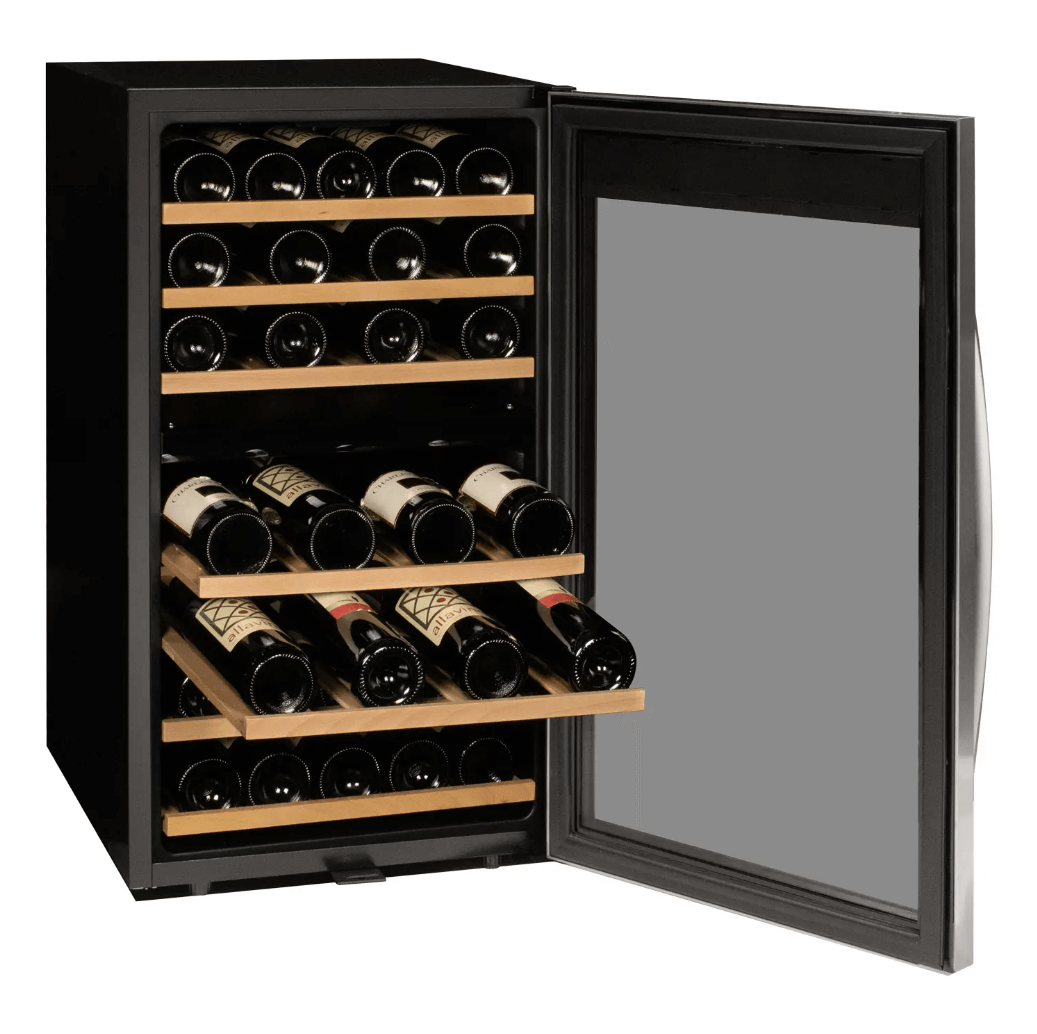 Allavino Cascina Series 43 Bottle Dual Zone Freestanding Wine Cooler Refrigerator with Stainless Steel Door 