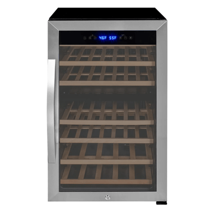 Allavino Cascina Series 43 Bottle Dual Zone Freestanding Wine Cooler Refrigerator with Stainless Steel Door