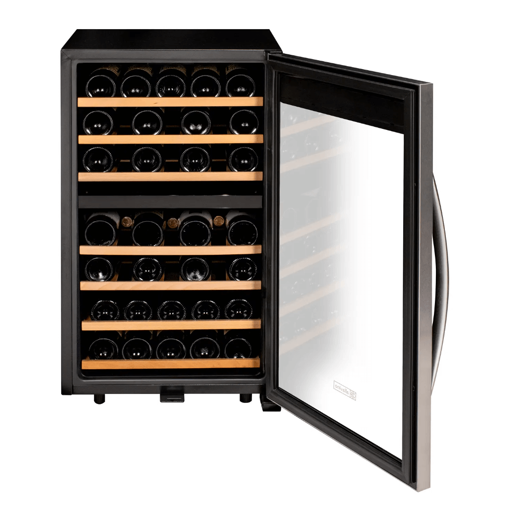 Allavino Cascina Series 43 Bottle Dual Zone Freestanding Wine Cooler Refrigerator with Stainless Steel Door