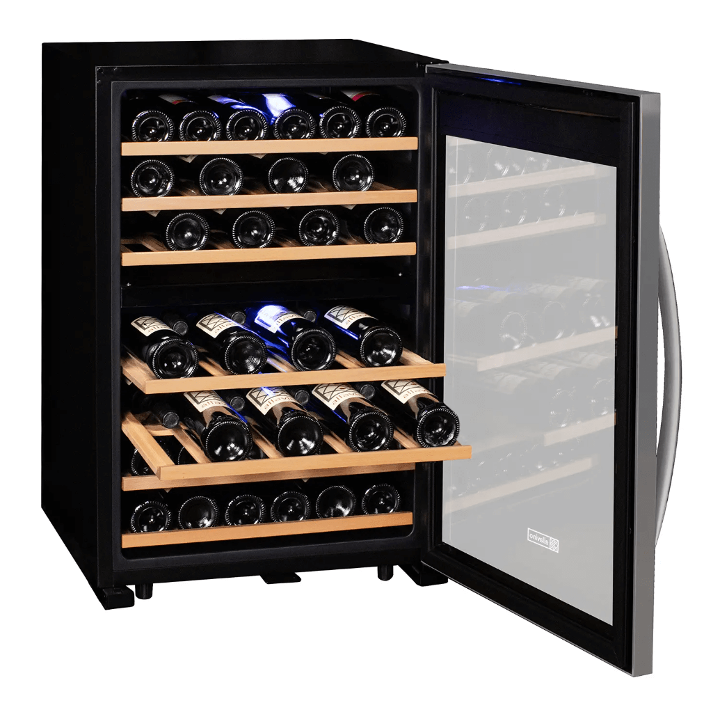 Allavino Cascina Series 47 Bottle Dual Zone Freestanding Wine Cooler Refrigerator with Stainless Steel Door