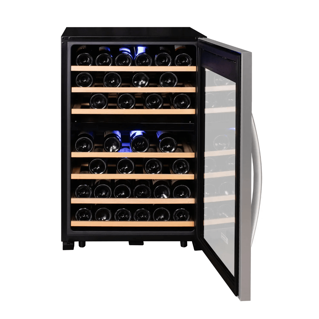 Allavino Cascina Series 47 Bottle Dual Zone Freestanding Wine Cooler Refrigerator with Stainless Steel Door