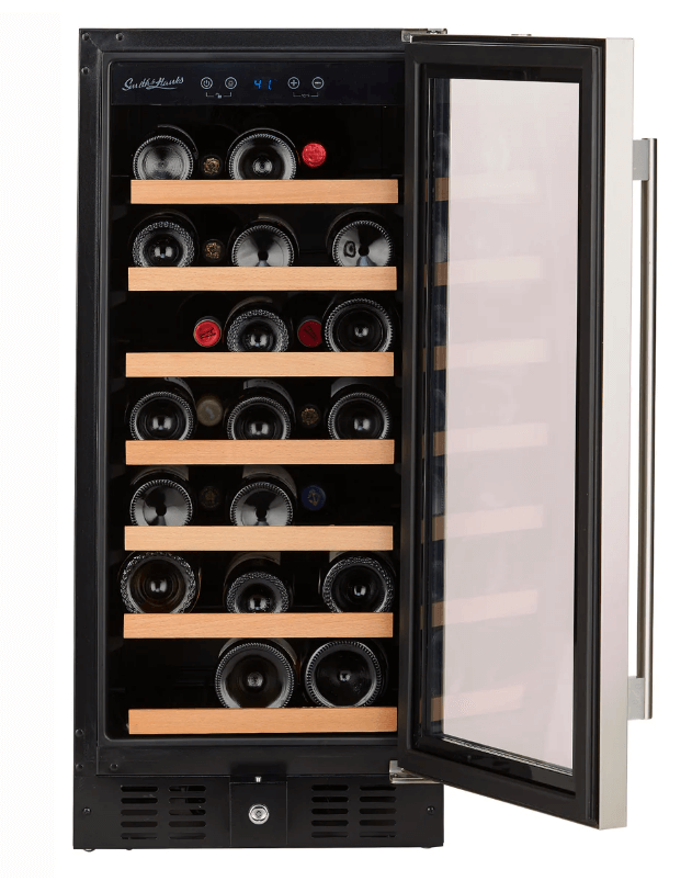 Smith & Hanks 34 Bottle Single Zone Under Counter Wine Cooler